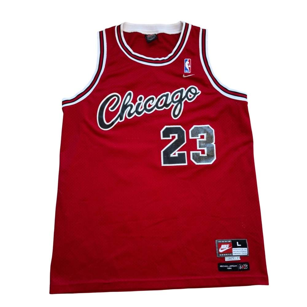 VINTAGE NIKE NBA CHICAGO BULLS MICHAEL JORDAN JERSEY SIZE Large Basketball